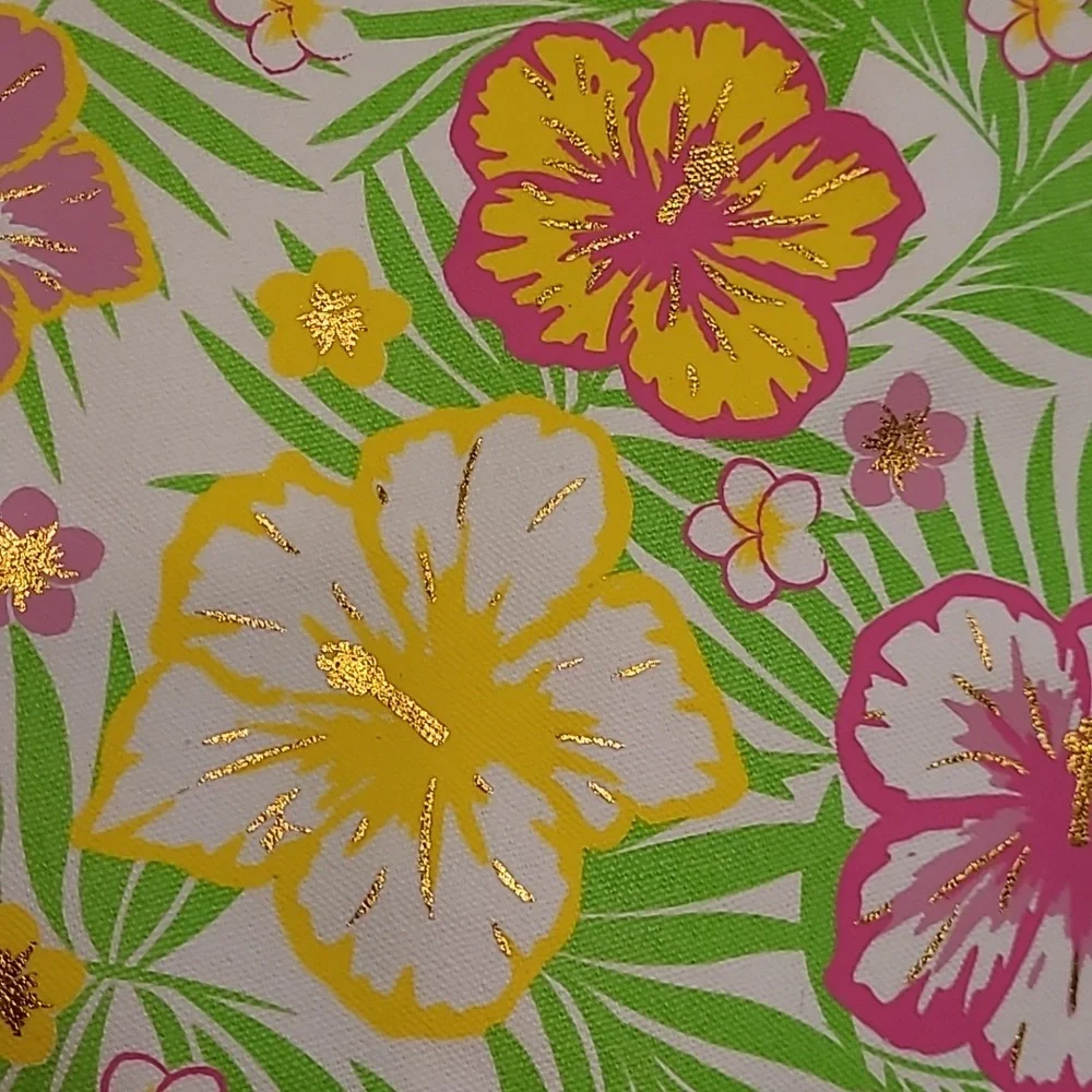 LoveVIVID Hawaiian floral tote bag (1 bag)
